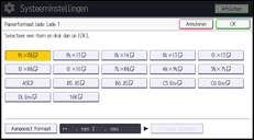 Afbeelding van bedieningspaneel