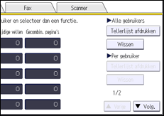 Afbeelding van bedieningspaneel