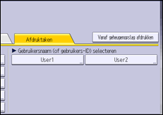 Afbeelding van bedieningspaneel