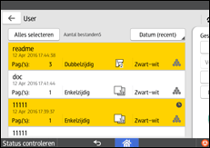 Afbeelding van bedieningspaneel