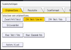 Afbeelding van bedieningspaneel