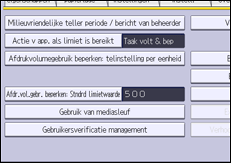 Afbeelding van bedieningspaneel