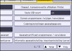 Afbeelding van bedieningspaneel