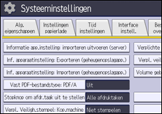 Afbeelding van bedieningspaneel