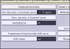 Afbeelding van bedieningspaneel