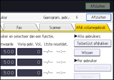 Afbeelding van bedieningspaneel