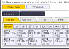 Afbeelding van bedieningspaneel