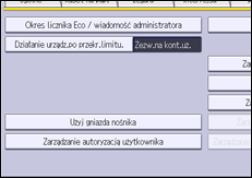 Ilustracja ekranu panela operacyjnego