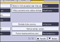 Ilustracja ekranu panela operacyjnego