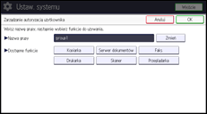 Ilustracja ekranu panela operacyjnego