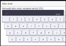 Ilustracja ekranu panela operacyjnego