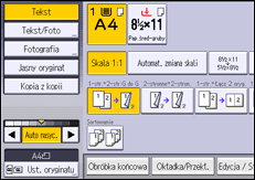 Ilustracja ekranu panela operacyjnego