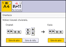 Ilustracja ekranu panela operacyjnego