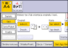 Ilustracja ekranu panela operacyjnego