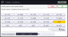 Ilustracja ekranu panela operacyjnego