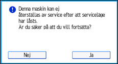 Bild av användarpanelens skärm