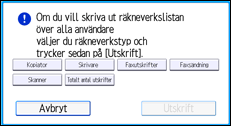 Bild av användarpanelens skärm