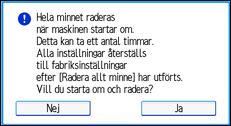 Bild av användarpanelens skärm