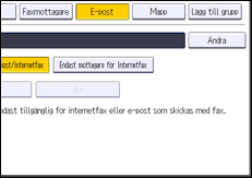 Bild av användarpanelens skärm