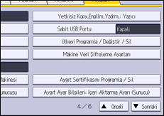 İşlem paneli ekran çizimi