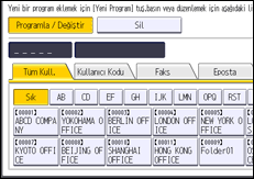 İşlem paneli ekran çizimi