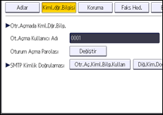 İşlem paneli ekran çizimi
