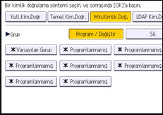 İşlem paneli ekran çizimi
