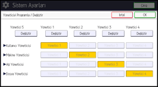 İşlem paneli ekran çizimi