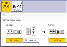 İşlem paneli ekran çizimi