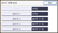 조작 패널 화면 그림