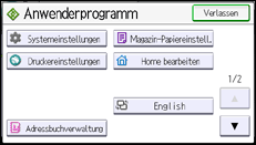 Abbildung Bedienfeld-Display