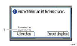 Nummerierte Abbildung Bedienfeld-Display