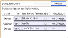 Abbildung Bedienfeld-Display
