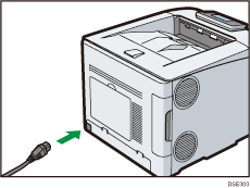 Illustration du cordon d'alimentation