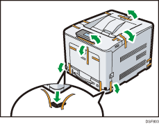 Illustration de l'imprimante