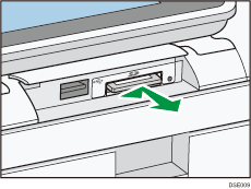 Illustrazione dello slot per supporti