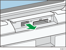Illustrazione dello slot per supporti