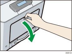 Illustratie van de printer