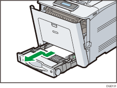 Illustratie van de printer