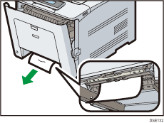 Illustratie van de printer