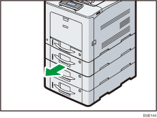 Illustratie van de printer