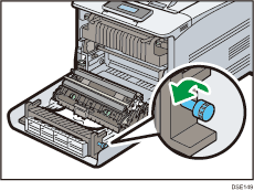 Illustratie van de printer