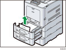 Illustratie van de printer