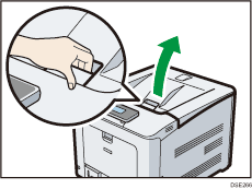 Illustratie van de printer