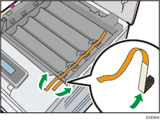 Illustratie van de printer