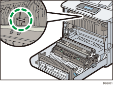 Illustratie van de printer