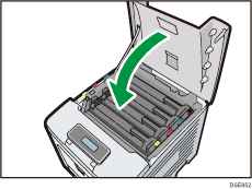 Illustratie van de printer