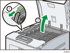 Illustratie van de printer