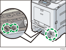 Illustratie van de printer