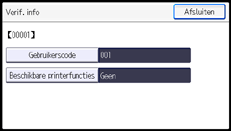 Afbeelding van bedieningspaneel